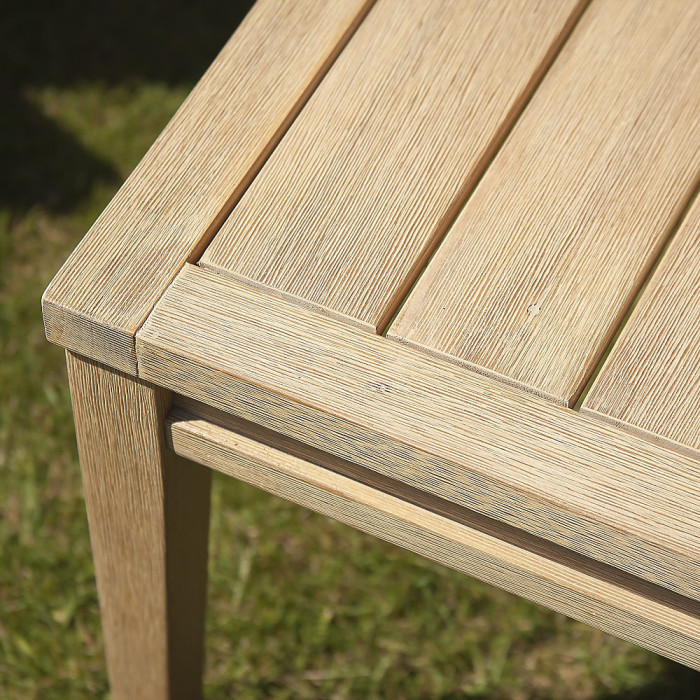 Monaco Sofa Set Outdoor 4 Seat Acacia Wood & Rope Weaving Grey Garden Furniture