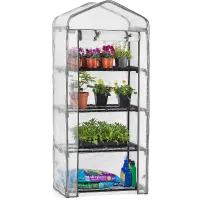 4 Tier Greenhouse mini Grow house PE