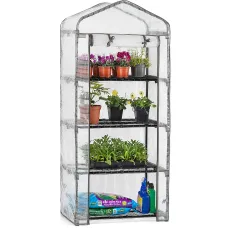 4 Tier Greenhouse mini Grow house PE