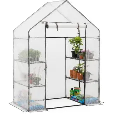 Walk-In Greenhouse with Roll Up Door