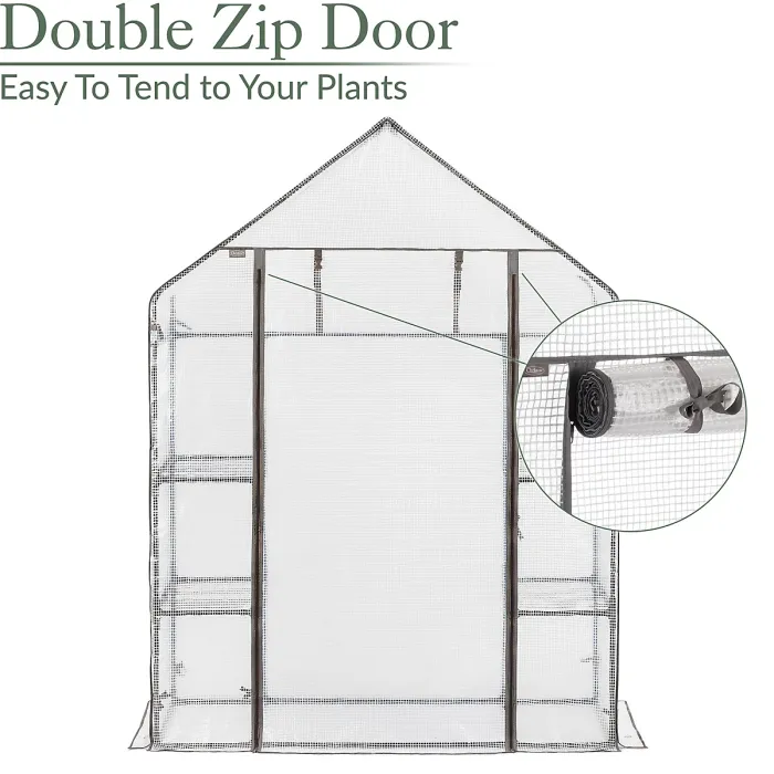 Walk In Greenhouse Replacement Cover Grow House Protector - Mesh COVER ONLY