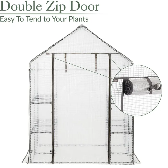 Large Walk In Greenhouse Replacement Cover Grow House Protector - COVER ONLY