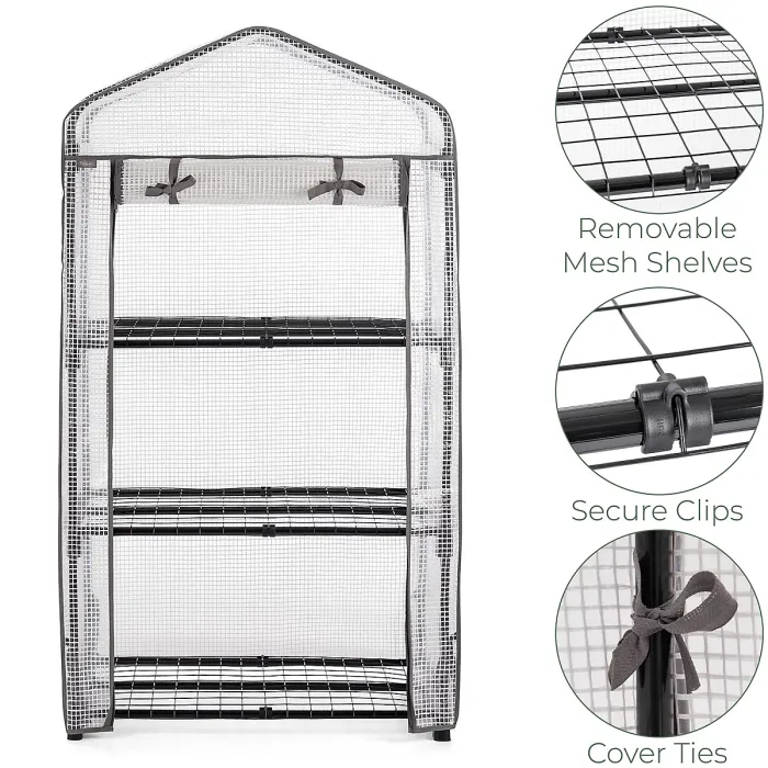 UV Resistant 3 Tier Greenhouse PE Cover
