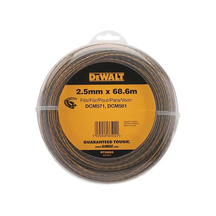 Dewalt DT20652-QZ DT20652 String Trimmer Line 2.5mm x 68.6m DEWDT20652QZ