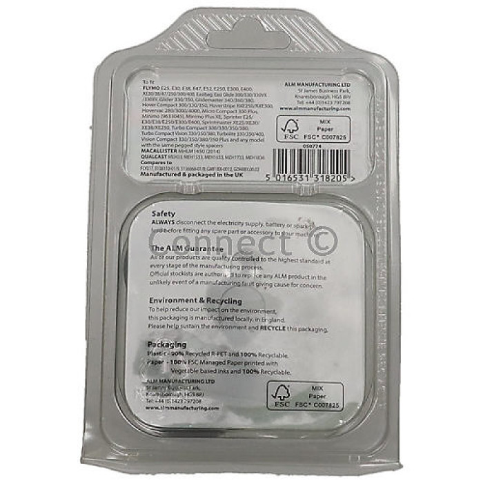 ALM Genuine Lawnmower FL182 Blade Spacers - Pack of 2