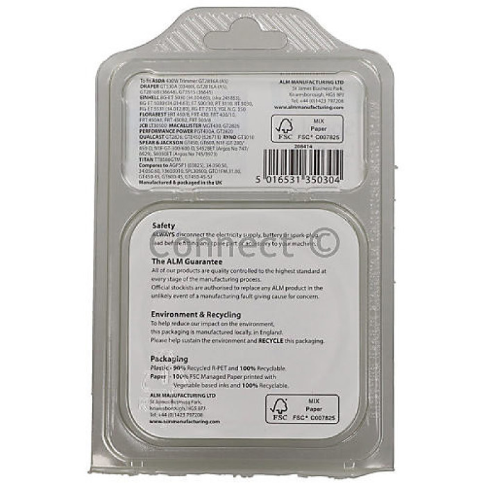 ALM Genuine Grass Trimmer EH503 Spool & Line