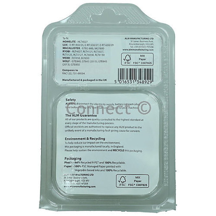 ALM Genuine Grass Trimmer MC489 Spool & Line with Spool Cover