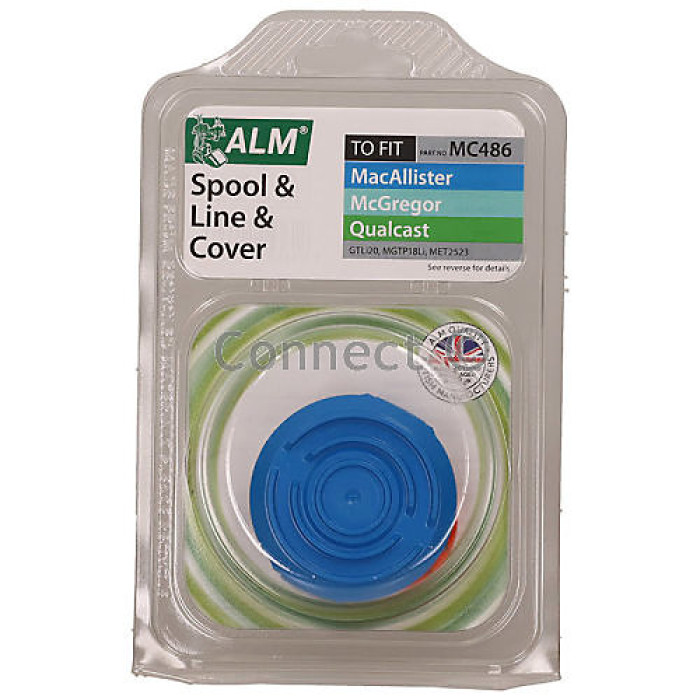 ALM Genuine Grass Trimmer MC486 Spool & Line with Spool Cover