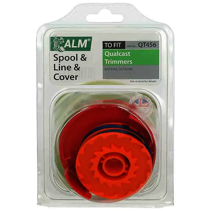 ALM Genuine Grass Trimmer QT456 Spool & Line with Spool Cover
