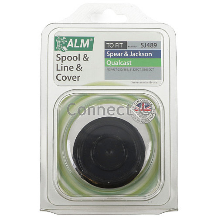 ALM Genuine Grass Trimmer SJ489 Spool & Line with Spool Cover