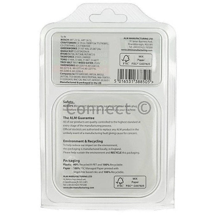 ALM Genuine Grass Trimmer TR885 Spool & Line