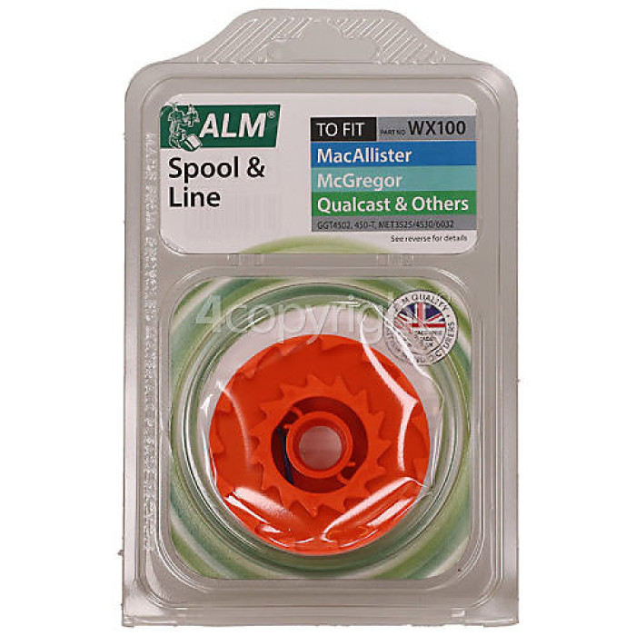 ALM Genuine Grass Trimmer WX100 Twin Spool & Line