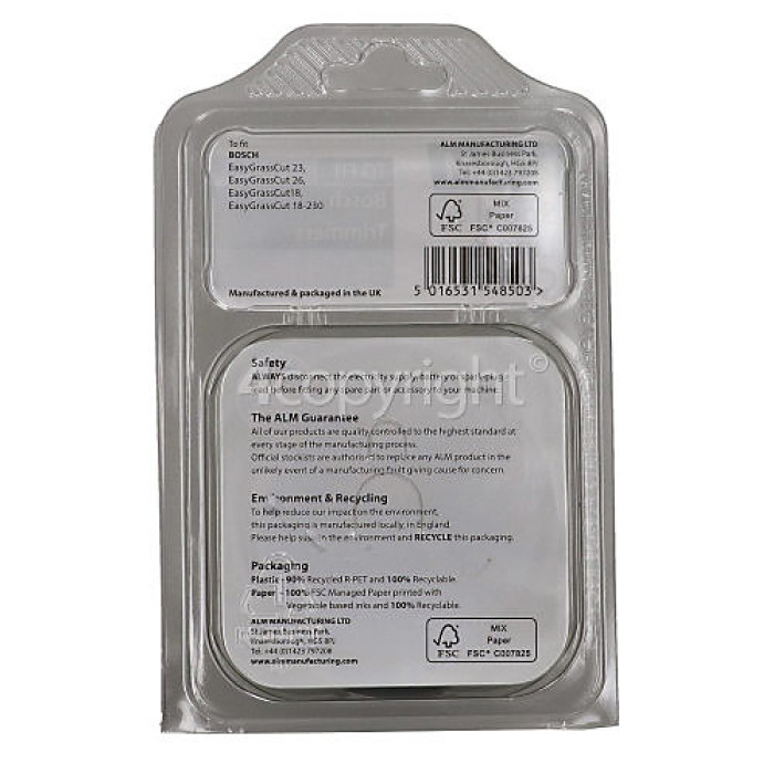 ALM Genuine Grass Trimmer Spool and Line Assembly