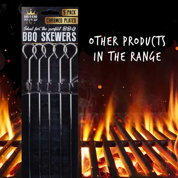 Chrome Plated BBQ Grill With Wooden Handle