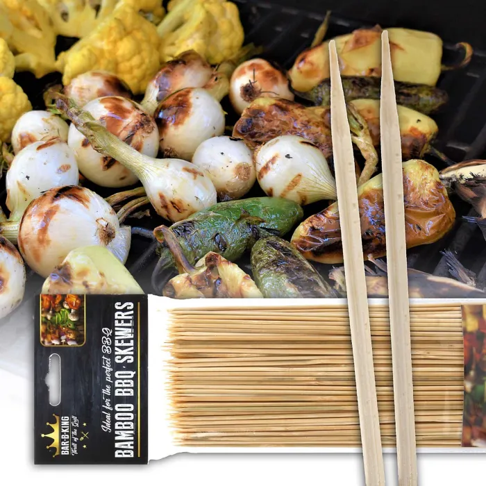 10 Inch Bamboo BBQ Skewers - Bar-B-King (150 Pack)