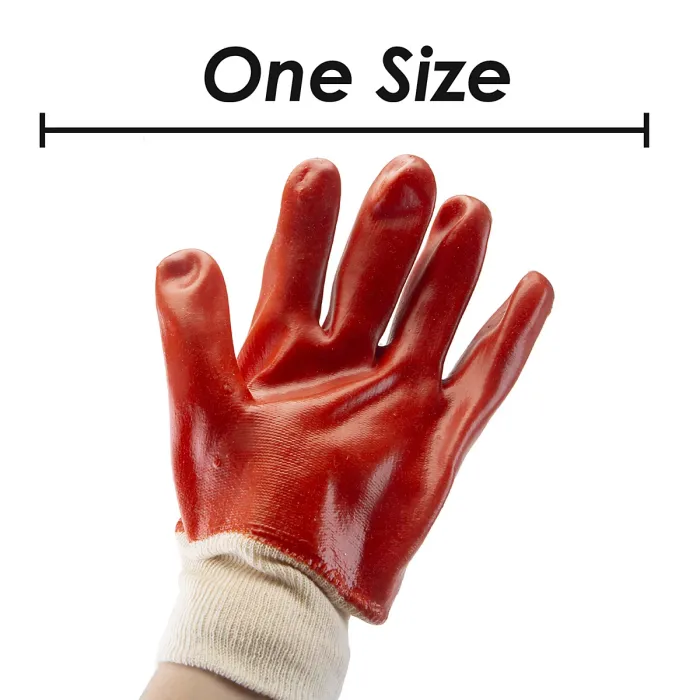 Gardening Work Gloves Dipped Red Garden Tools Accessories, Garden Work 16cm Red