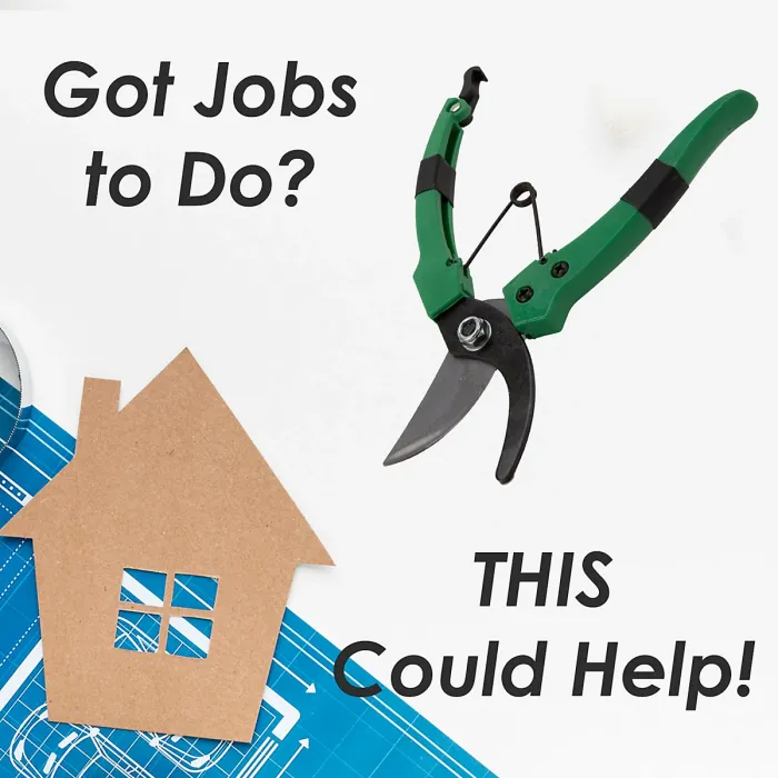 Garden Pruning Shears Gardening Tools Accessories, Garden Work 19cm Green