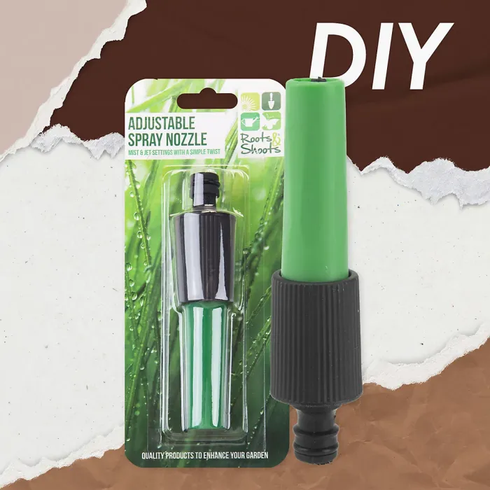 Snap Action Spray Nozzle Gardening Tools Accessories, Garden Work 13cm Green