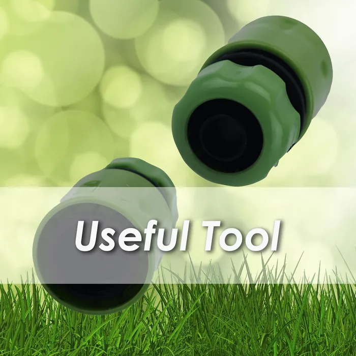 Female Hose Fitting Half Inch Snap Action Gardening Tools Accessories 5cm Green