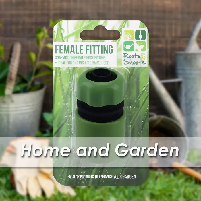 Female Hose Fitting Half Inch Snap Action Gardening Tools Accessories 5cm Green