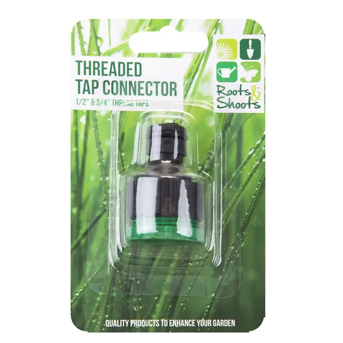 Threaded Tap Connector Gardening Tools Accessories, Garden Work 4. 5cm Green