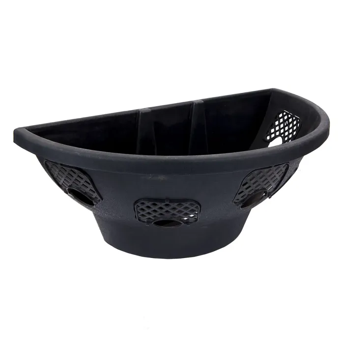 18 Inch Hanging Wall Basket Gardening Tools Accessories, Garden Work 50cm Black