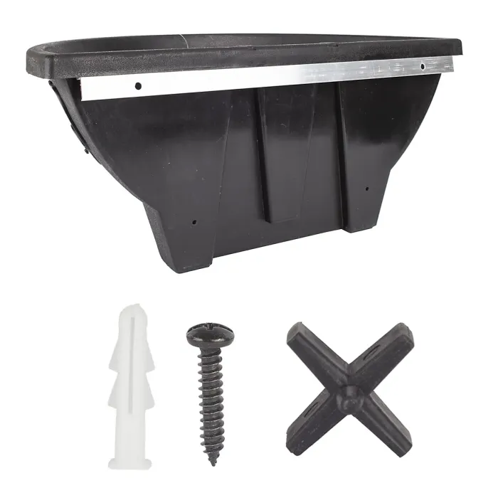 18 Inch Hanging Wall Basket Gardening Tools Accessories, Garden Work 50cm Black