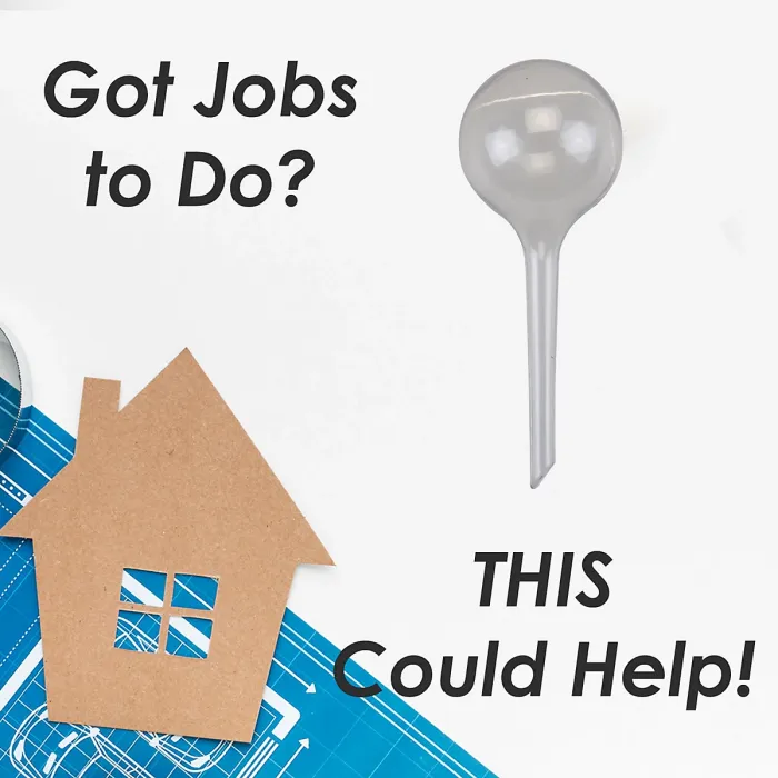 Self Watering Bulbs Gardening Tools Accessories, Garden Work 13cm Clear