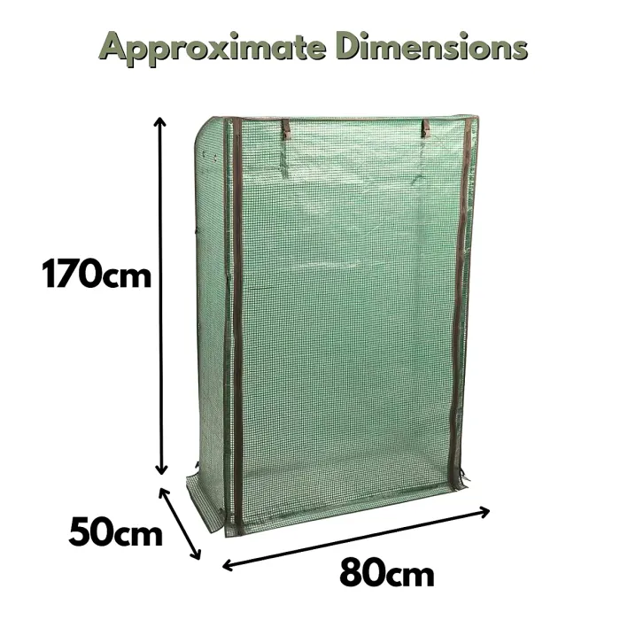 Marco Paul 1.7m Garden Greenhouse PVC Replacement Cover