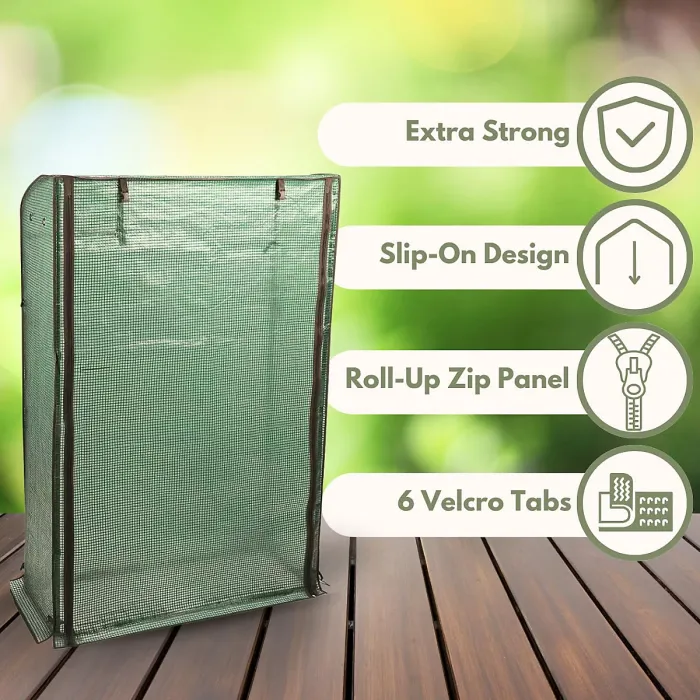 Marco Paul 1.7m Garden Greenhouse PVC Replacement Cover