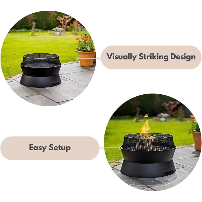 Marco Paul Garden Fire Basket - Vigor Firepit