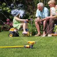 Hozelock Vortex Spike Garden Watering Sprinkler Rotating 2510 Lawn Grass