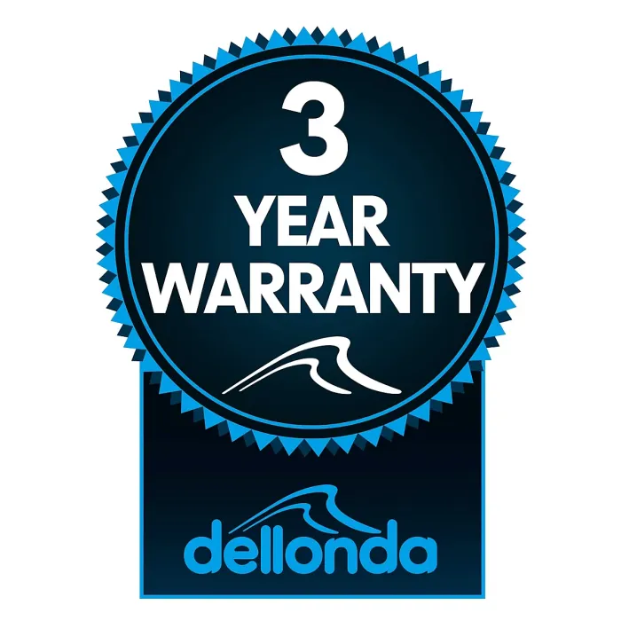 Dellonda Chester 7 Piece Rattan Garden Furniture Dining Set, Glass Table, Brown