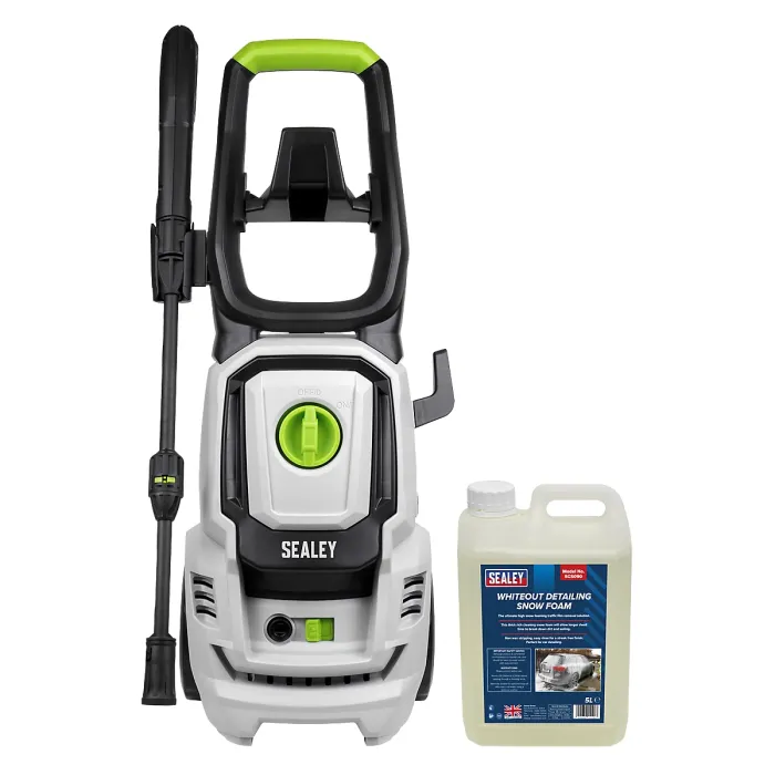 Sealey Pressure Washer 130 BAR 420L/HR With Snow Foam Multicolour PW1860COMBO