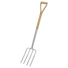 Sealey GTWH016 Premier Digging Fork with Ash Handle & Stainless Steel Tines