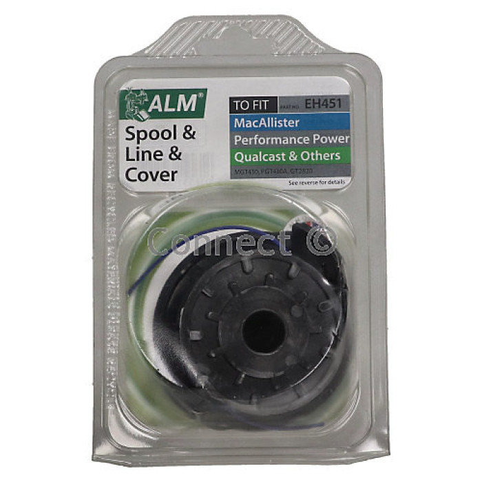 ALM Genuine Grass Trimmer EH451 Spool & Line with Spool Cover