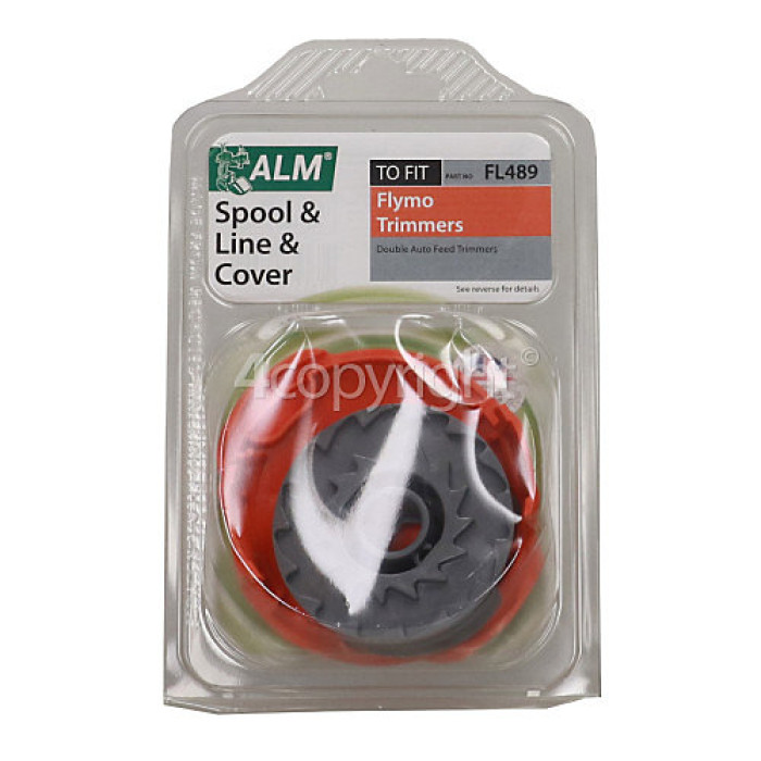 ALM Genuine Grass Trimmer FL489 Spool & Line with Spool Cover