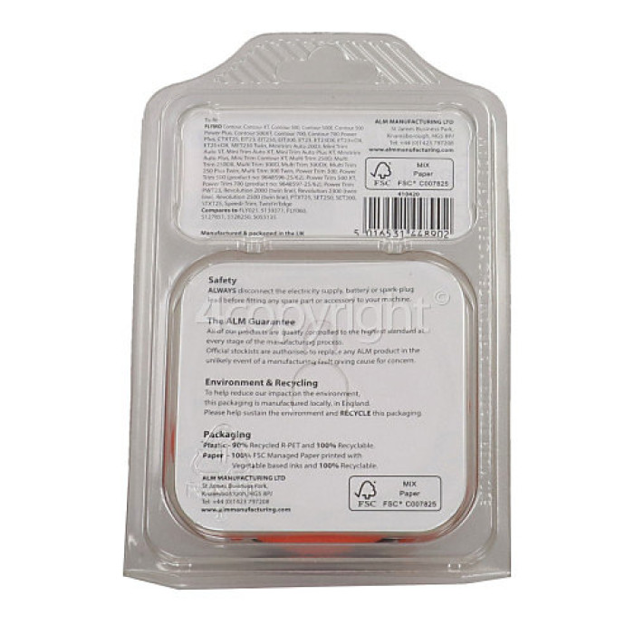 ALM Genuine Grass Trimmer FL489 Spool & Line with Spool Cover