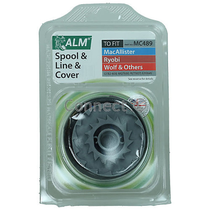 ALM Genuine Grass Trimmer MC489 Spool & Line with Spool Cover