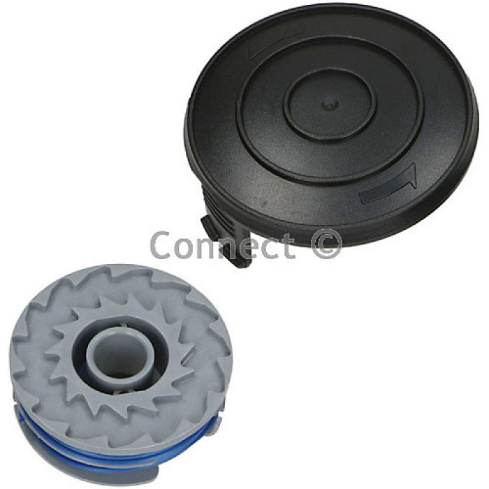 ALM Genuine Grass Trimmer MC490 Spool & Line with Spool Cover