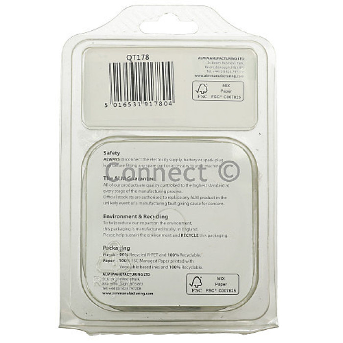 ALM Genuine Garden Shredder QT178 Blade Counter Plate