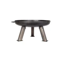 La Hacienda Pittsburgh Small Industrial Heavy Duty Steel Firepit - W 60 cm x H 30 cm