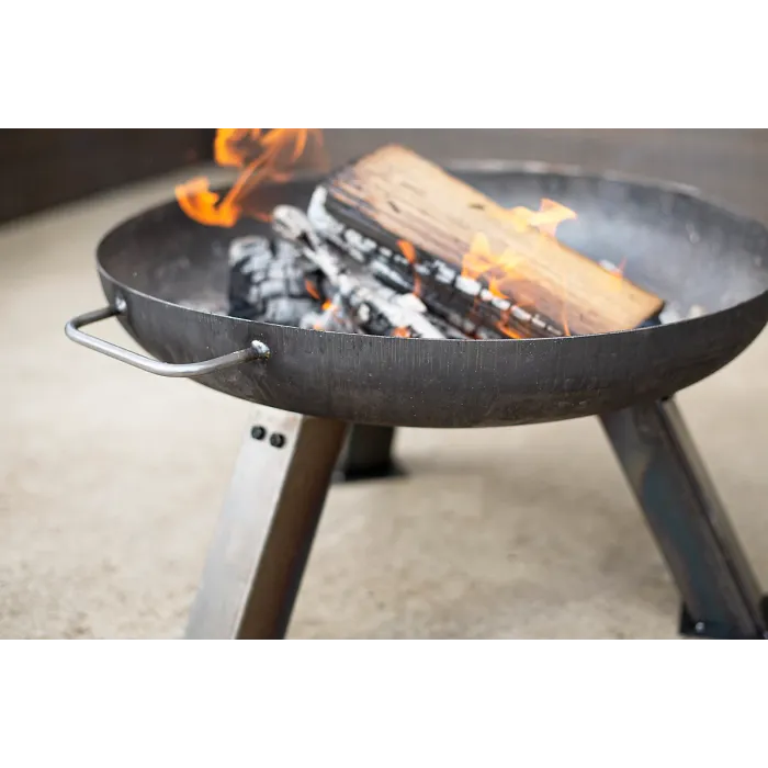 La Hacienda Pittsburgh Small Industrial Heavy Duty Steel Firepit - W 60 cm x H 30 cm
