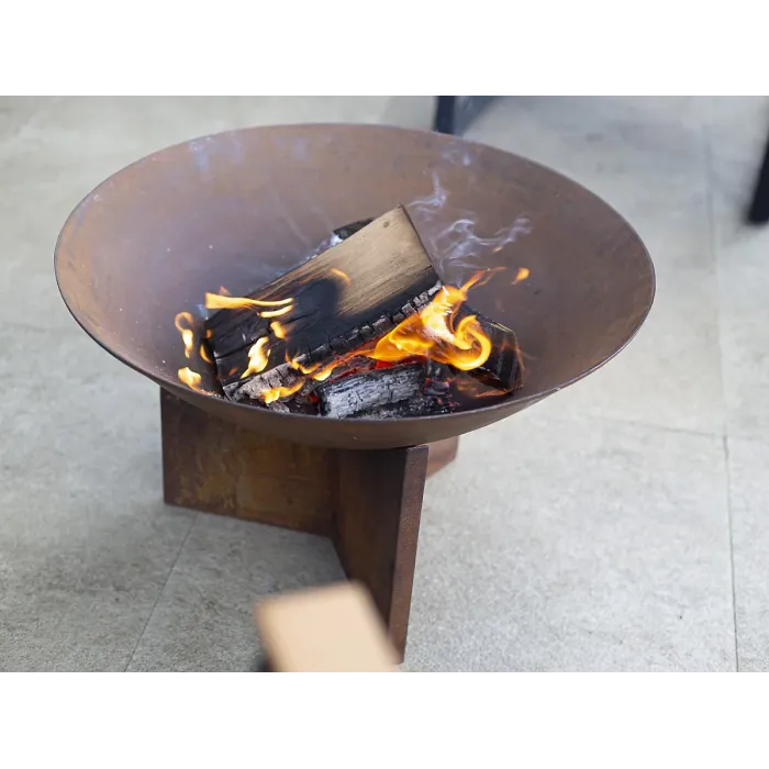 La Hacienda Kala Oxidised Firepit 56 x 56 x 38 cm 6.5 kg