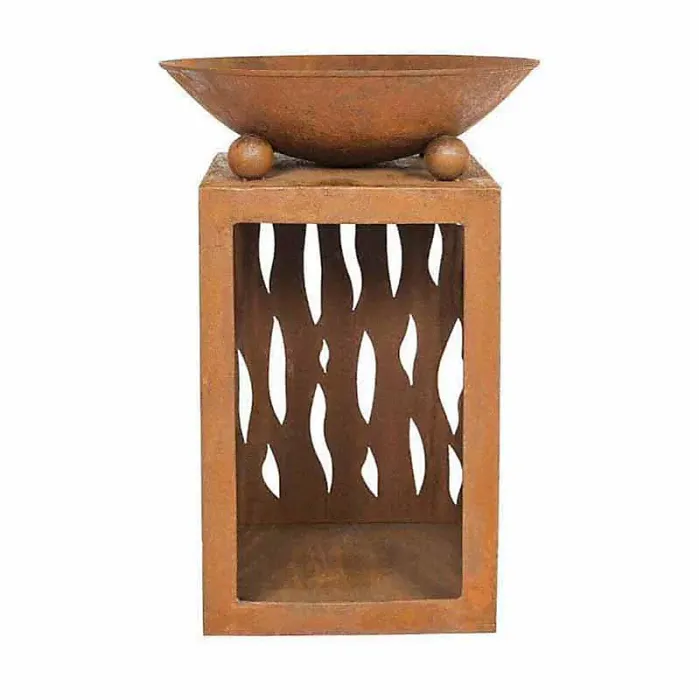 La Hacienda Ochiba Firepit with Log Store