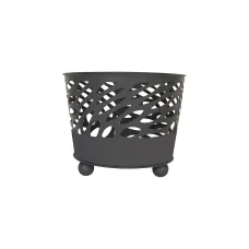 La Hacienda Nami Steel Firebasket - Outdoor Heating - L 39 cm x W 39 cm x H 32 cm