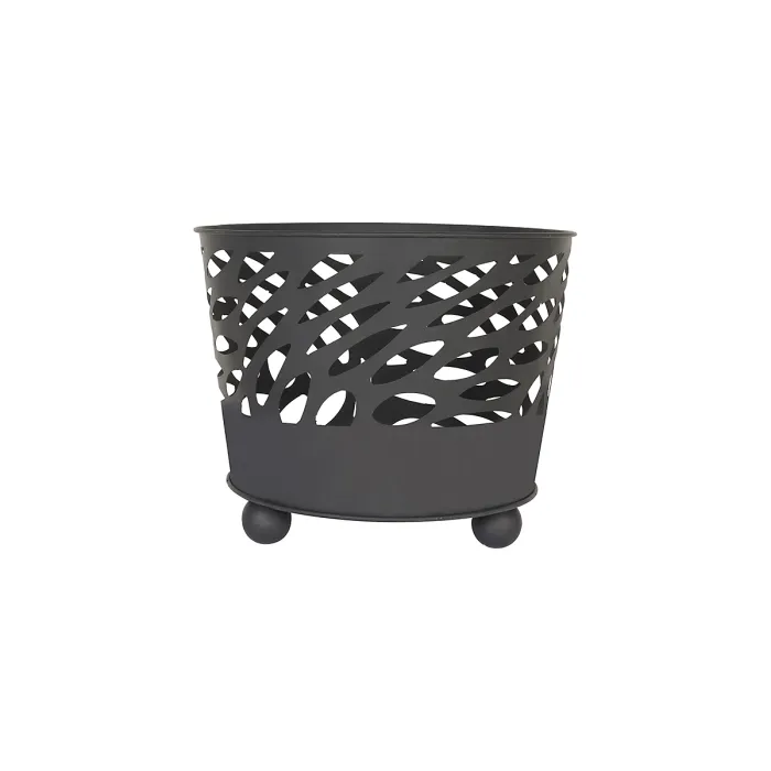 La Hacienda Nami Steel Firebasket - Outdoor Heating - L 39 cm x W 39 cm x H 32 cm