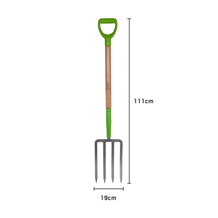 AMES High-Quality Carbon Steel Digging Garden Fork - L 111 cm x W 19 cm x D 5.5 cm