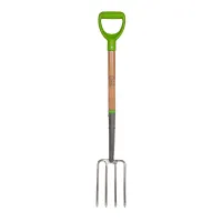 AMES High-Quality Carbon Steel Border Garden Fork - L 96 cm x W 14 cm x D 11 cm
