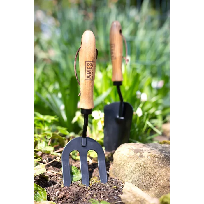 AMES High-Quality Carbon Steel Garden Hand Fork
